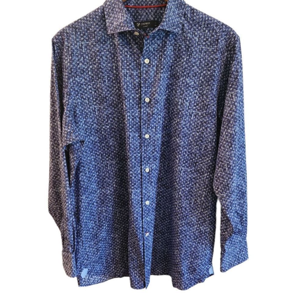 ‎CREMIEUX Classics Men's Button Front Shirt Size Medium
